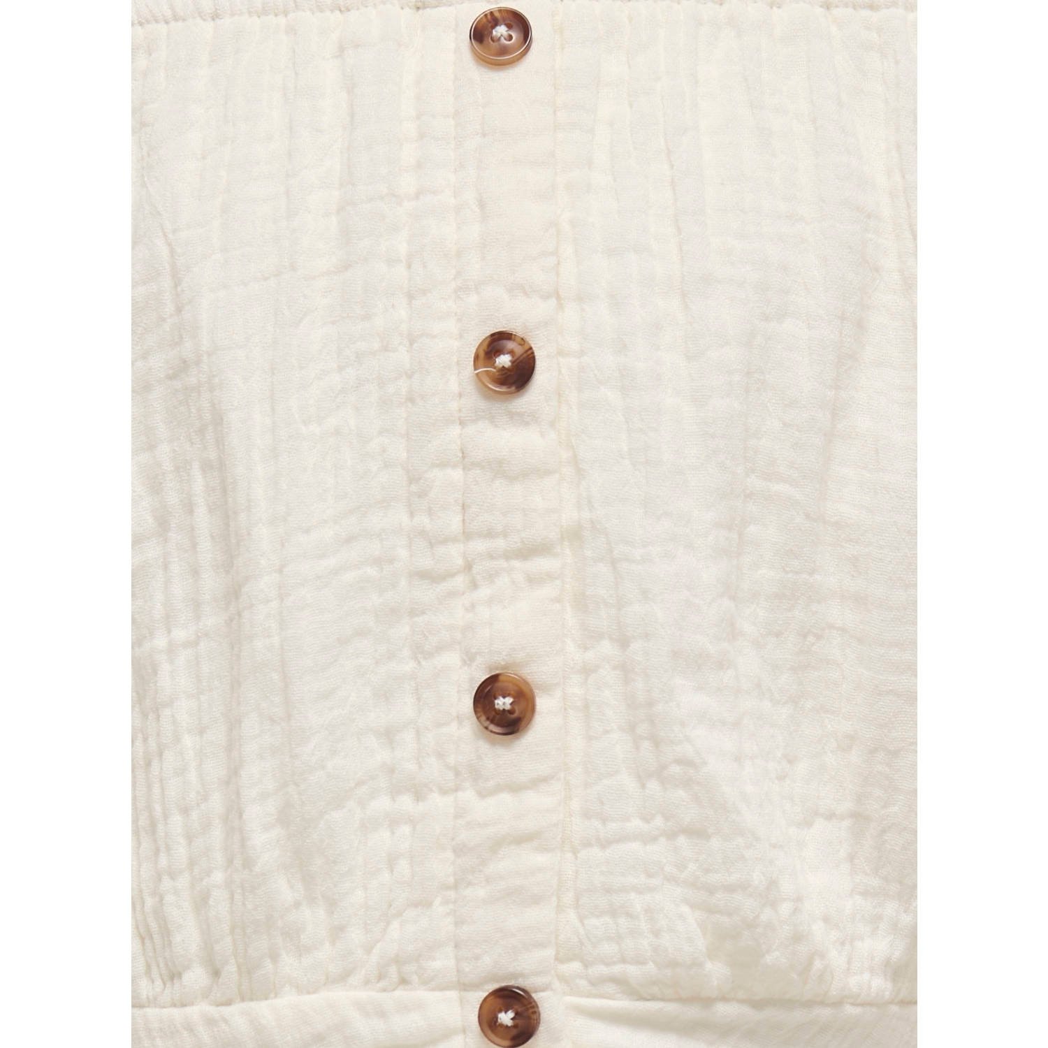ONLY KIDS GIRL off shoulder top ecru