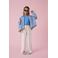 KIDS ONLY GIRL straight casual broek ecru