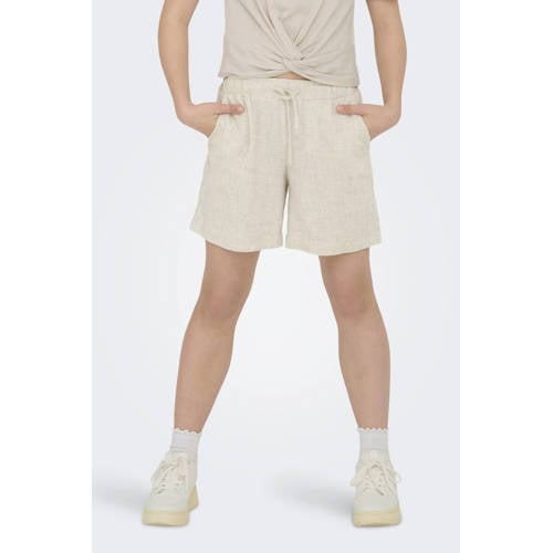 KIDS ONLY GIRL loose casual short ecru afbeelding