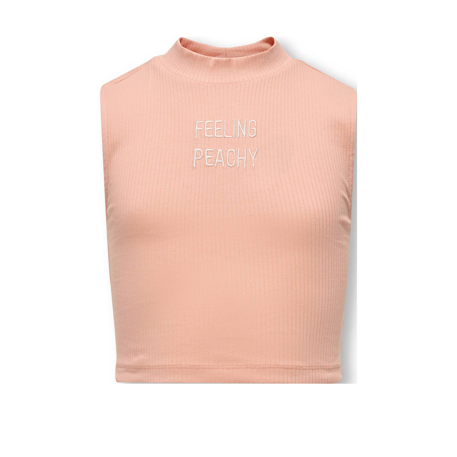 ONLY KIDS GIRL mouwloze top zalm
