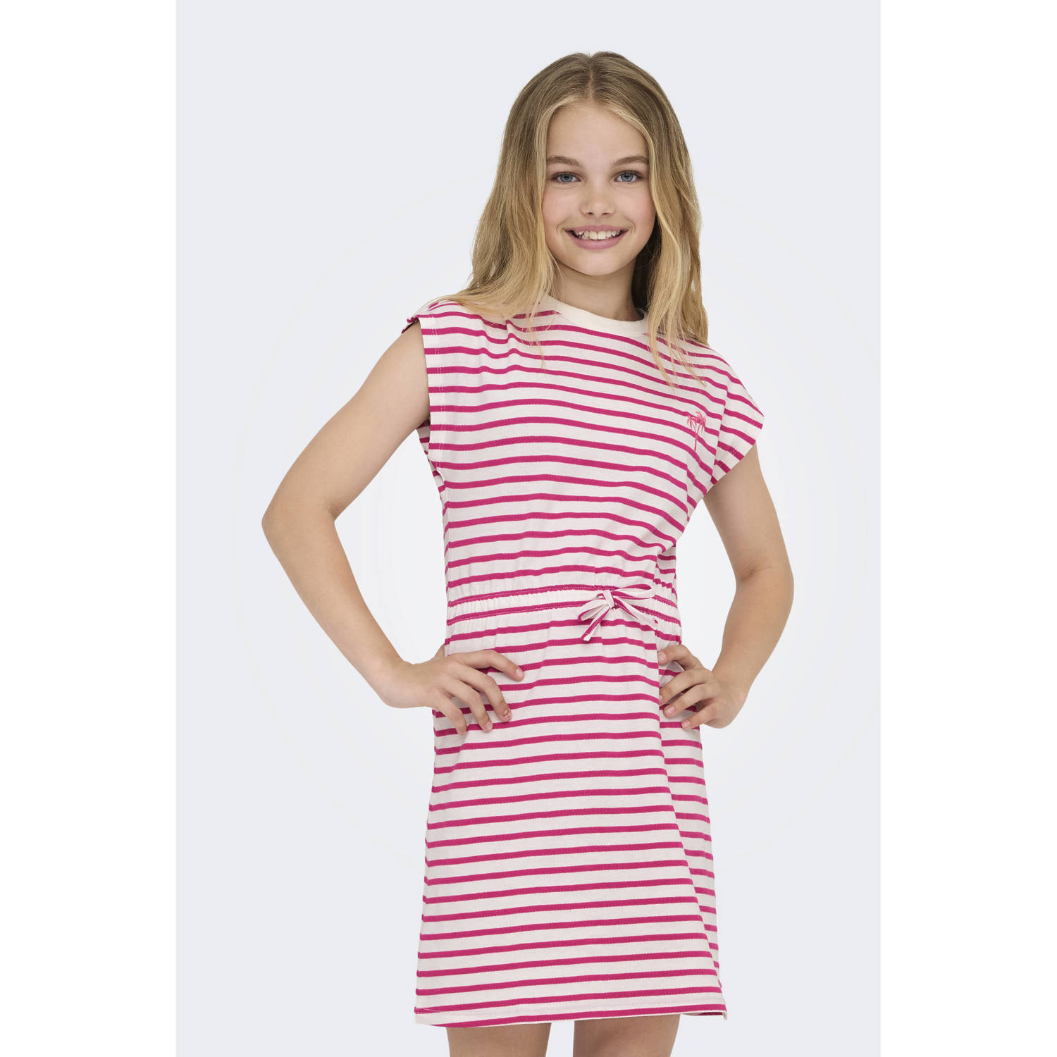 ONLY KIDS GIRL zomerjurk wit