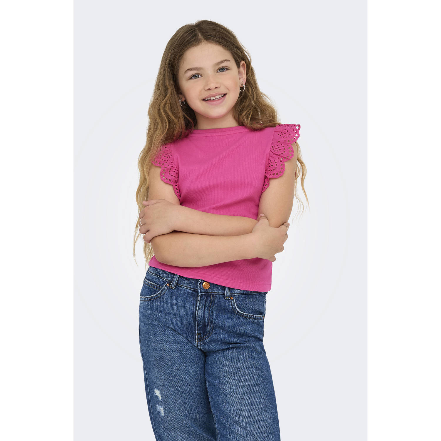 KIDS ONLY Shirt met korte mouwen KOGDREA LIFE S S TOP JRS