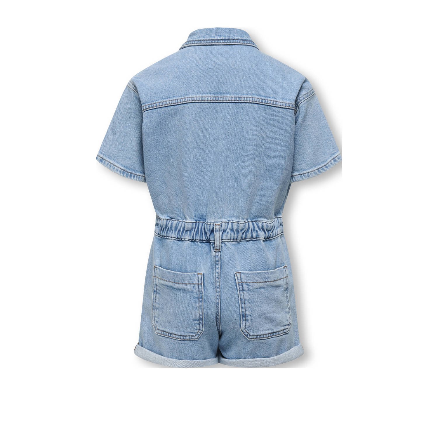 ONLY KIDS GIRL denim playsuit medium blue denim