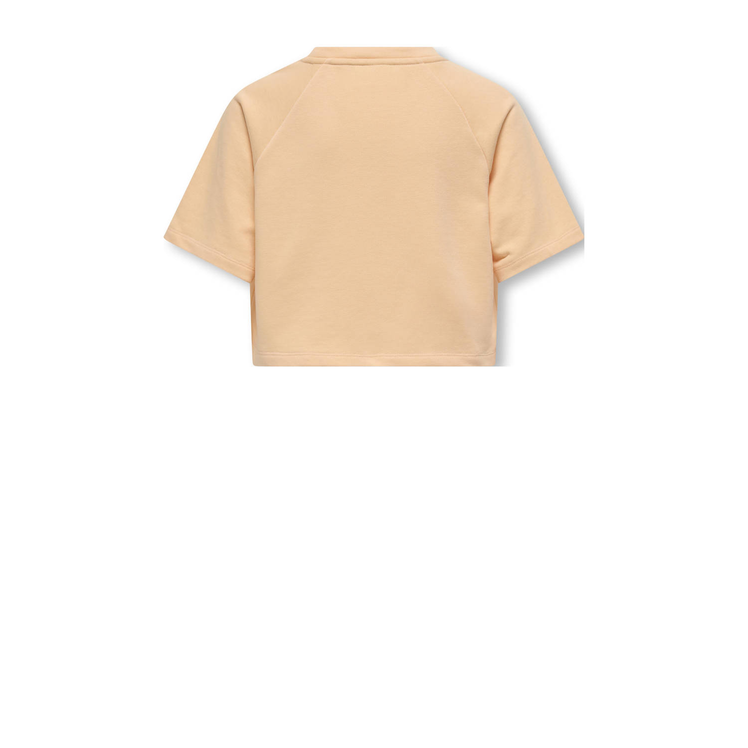 ONLY KIDS GIRL sweater oranje gebreid