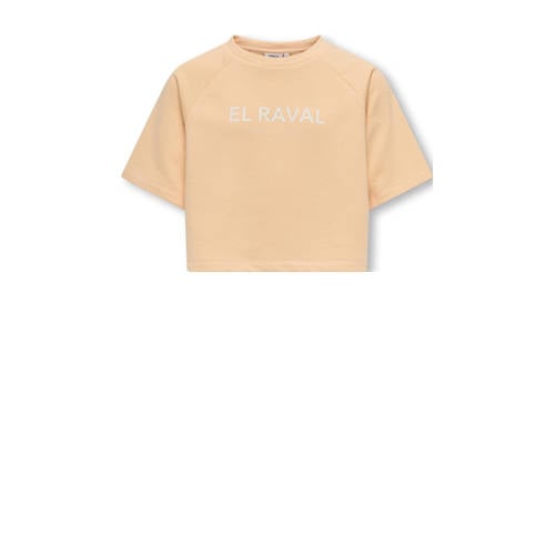 KIDS ONLY GIRL sweater oranje gebreid afbeelding