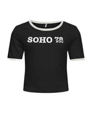 T-shirt zwart