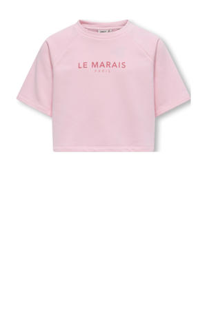 sweater roze gebreid