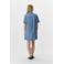 OBJECT blousejurk light blue denim