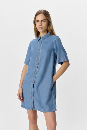 blousejurk light blue denim