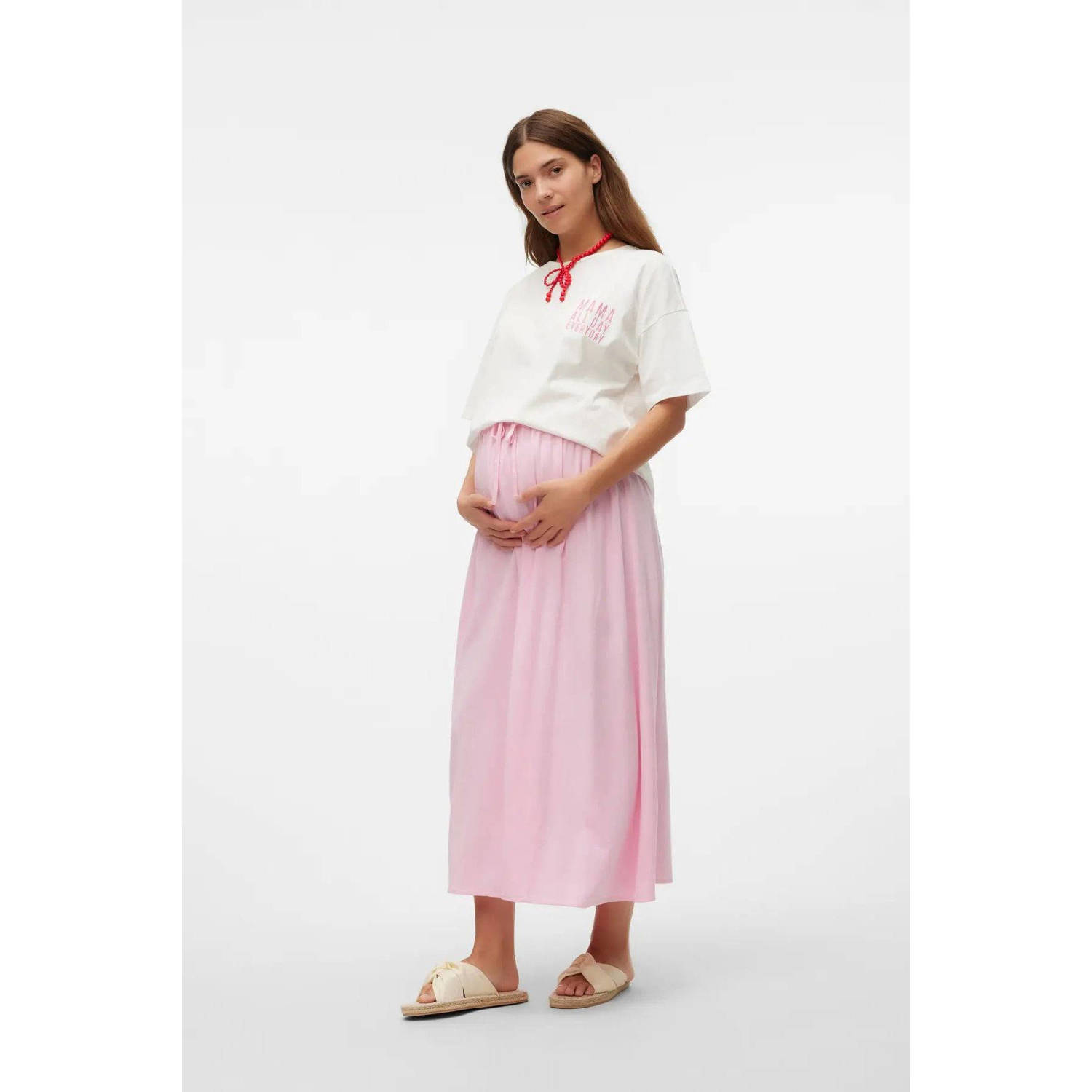 MAMALICIOUS zwangerschapsshirt MLFERIDA wit
