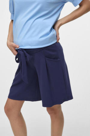 regular waist zwangerschaps casual short donkerblauw