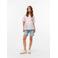 MAMALICIOUS slim regular waist zwangerschaps denim short light blue denim