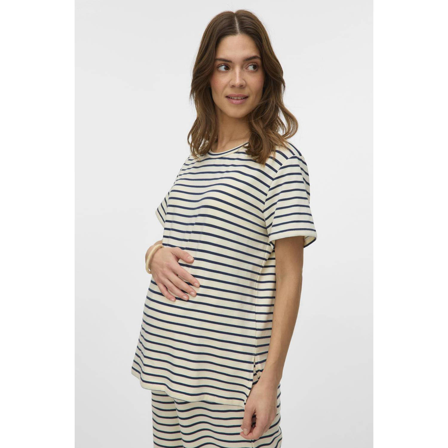 MAMALICIOUS zwangerschaps T-shirt ecru