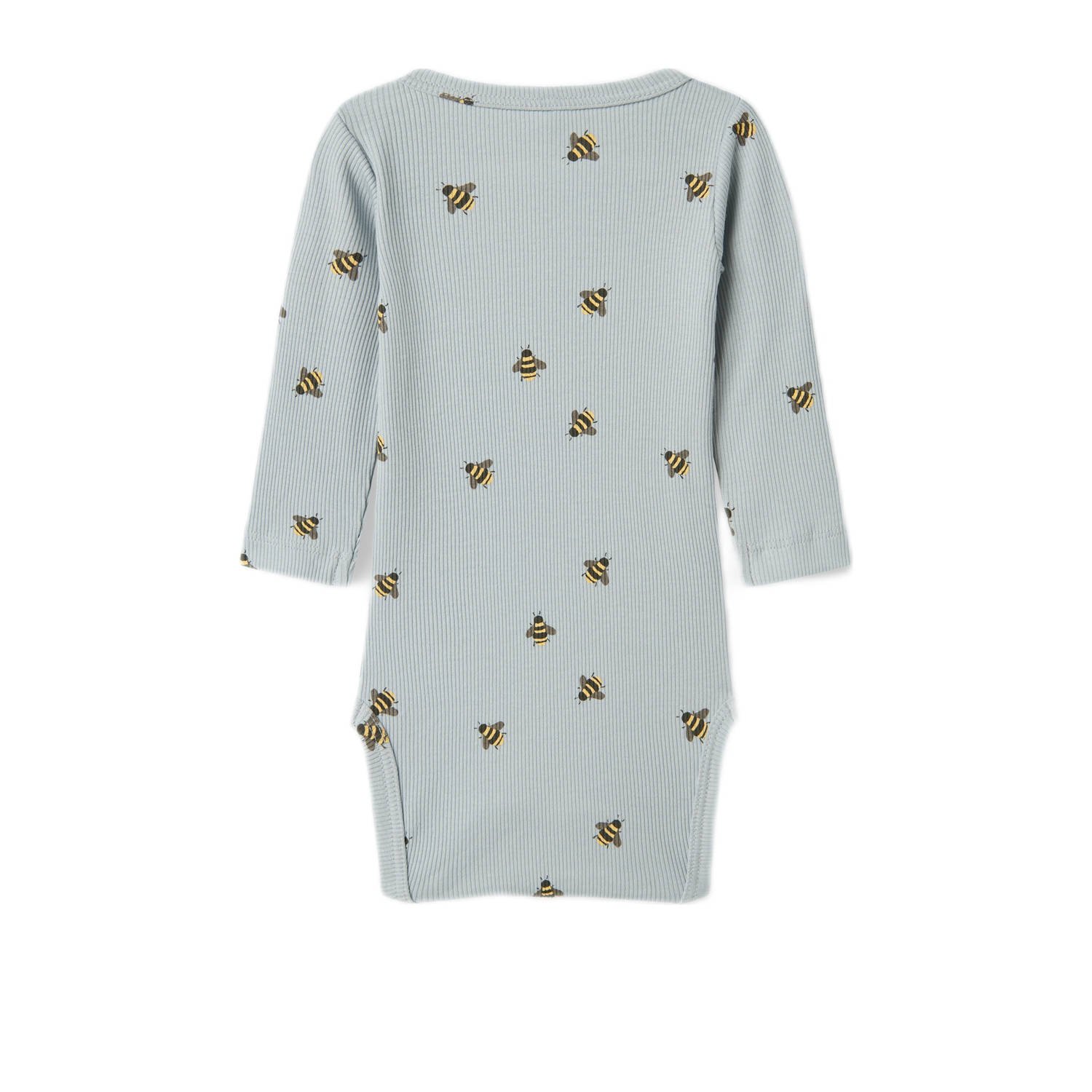 NAME IT BABY newborn romper lichtblauw