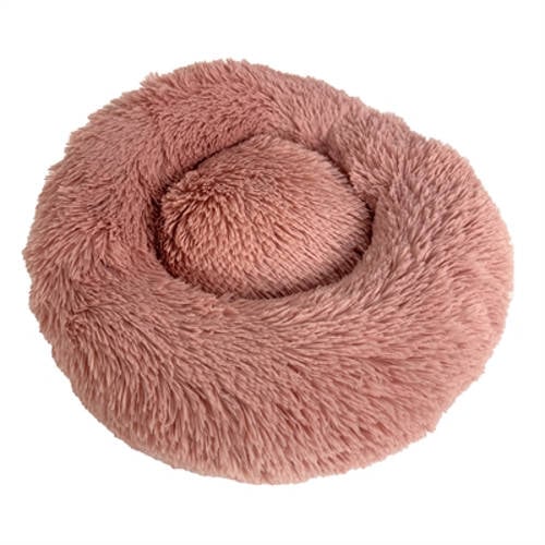 Sazzz hondenmand Fluffy Roze 52x52x13 cm afbeelding