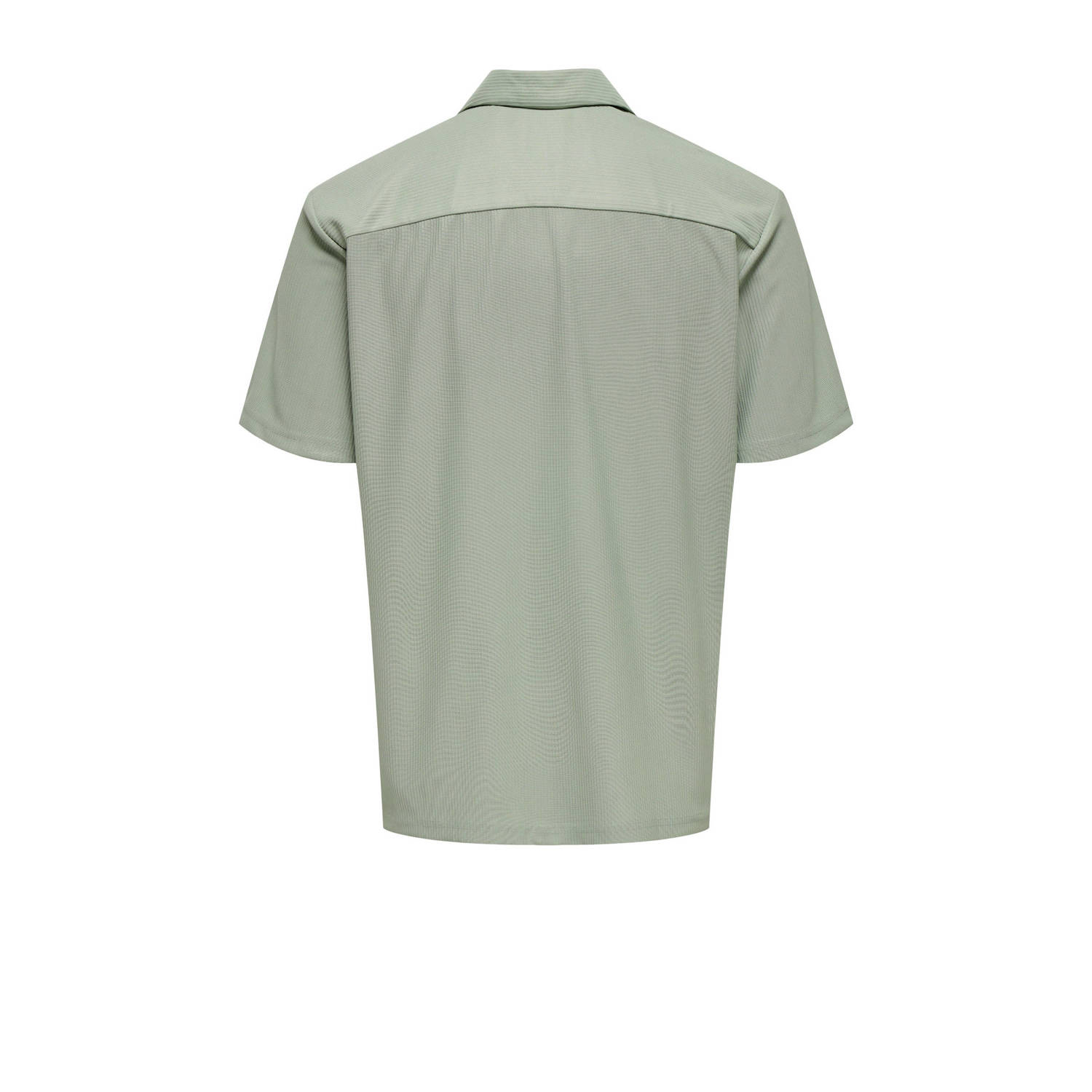 ONLY & SONS casual overhemd groen