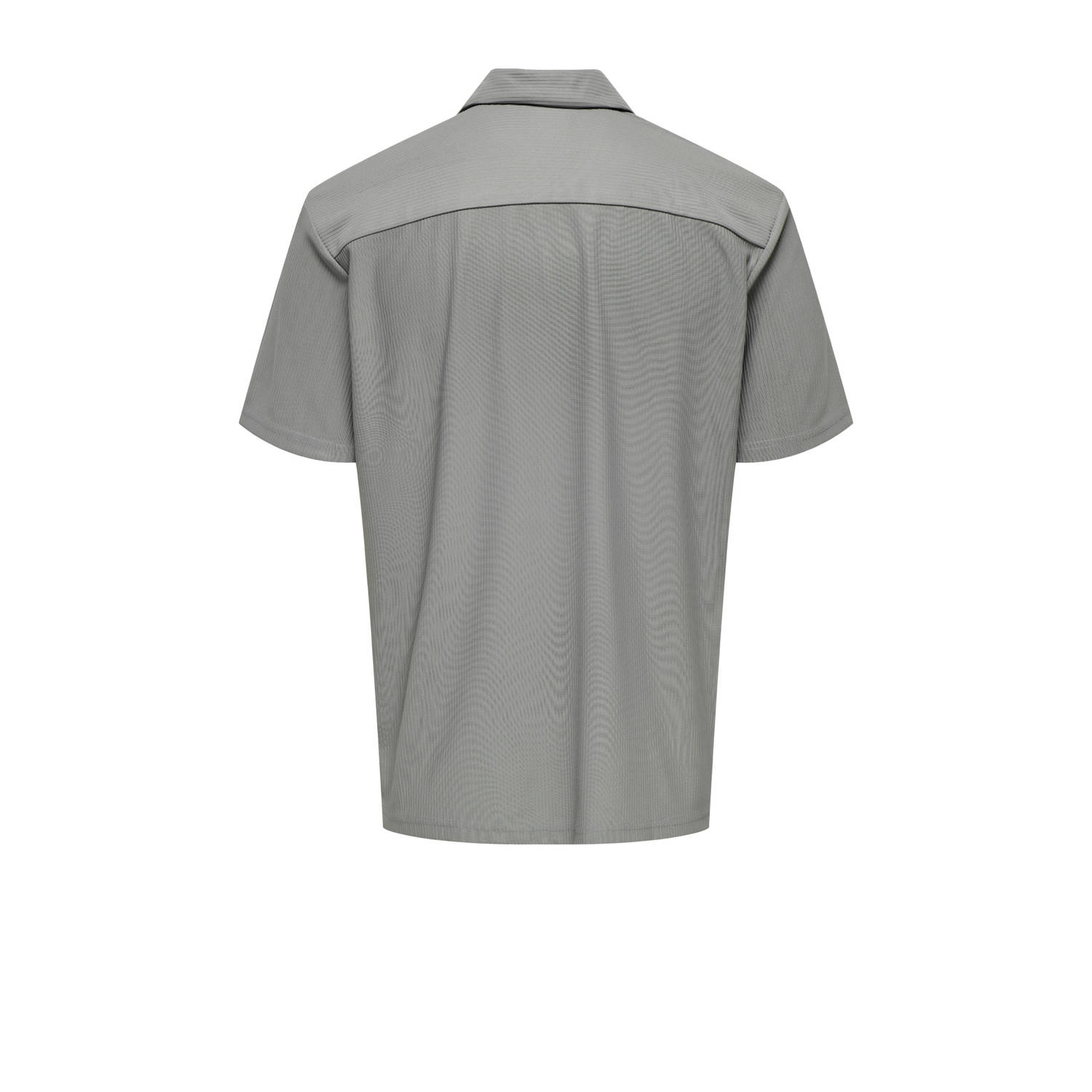 ONLY & SONS casual overhemd grijs