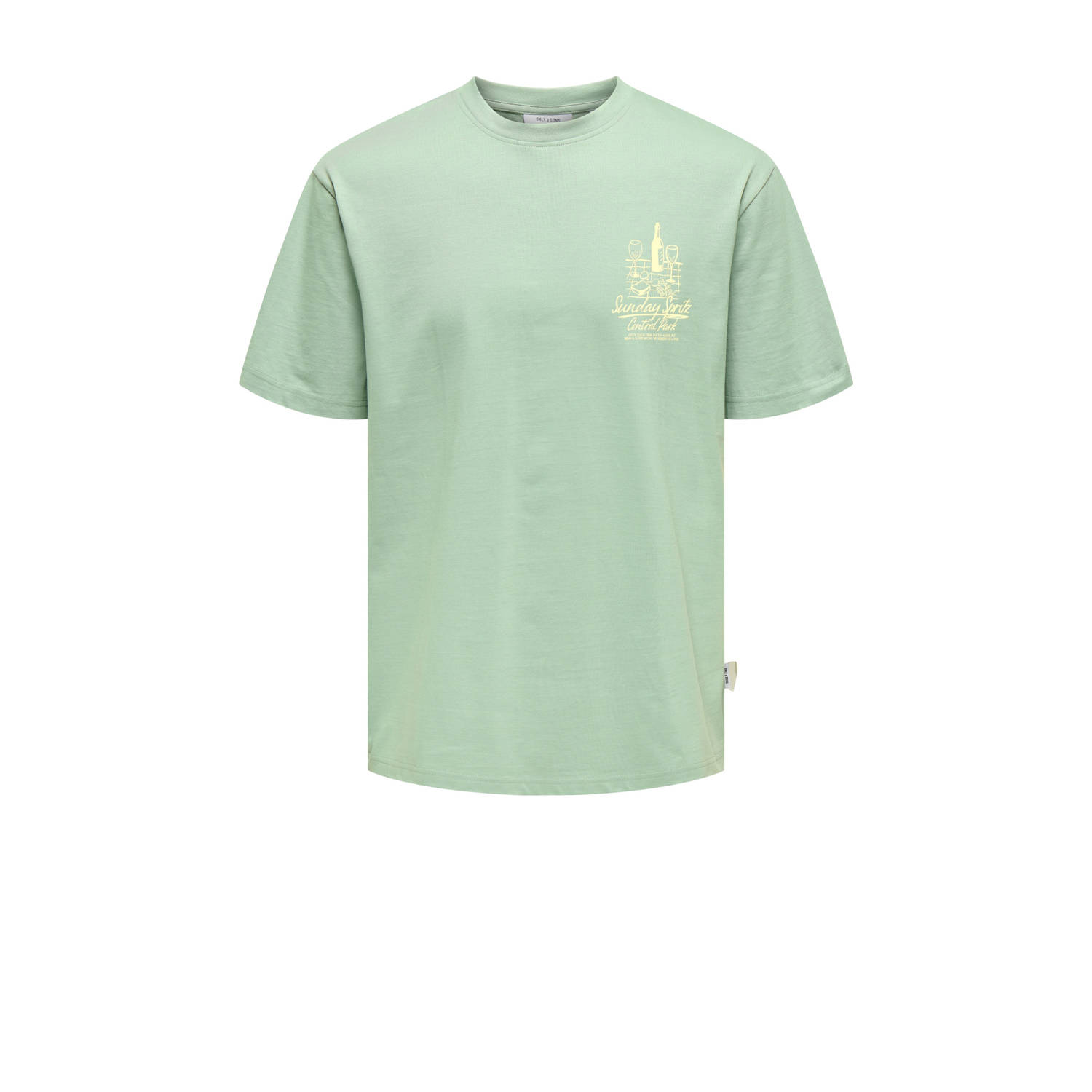 ONLY & SONS T-shirt groen