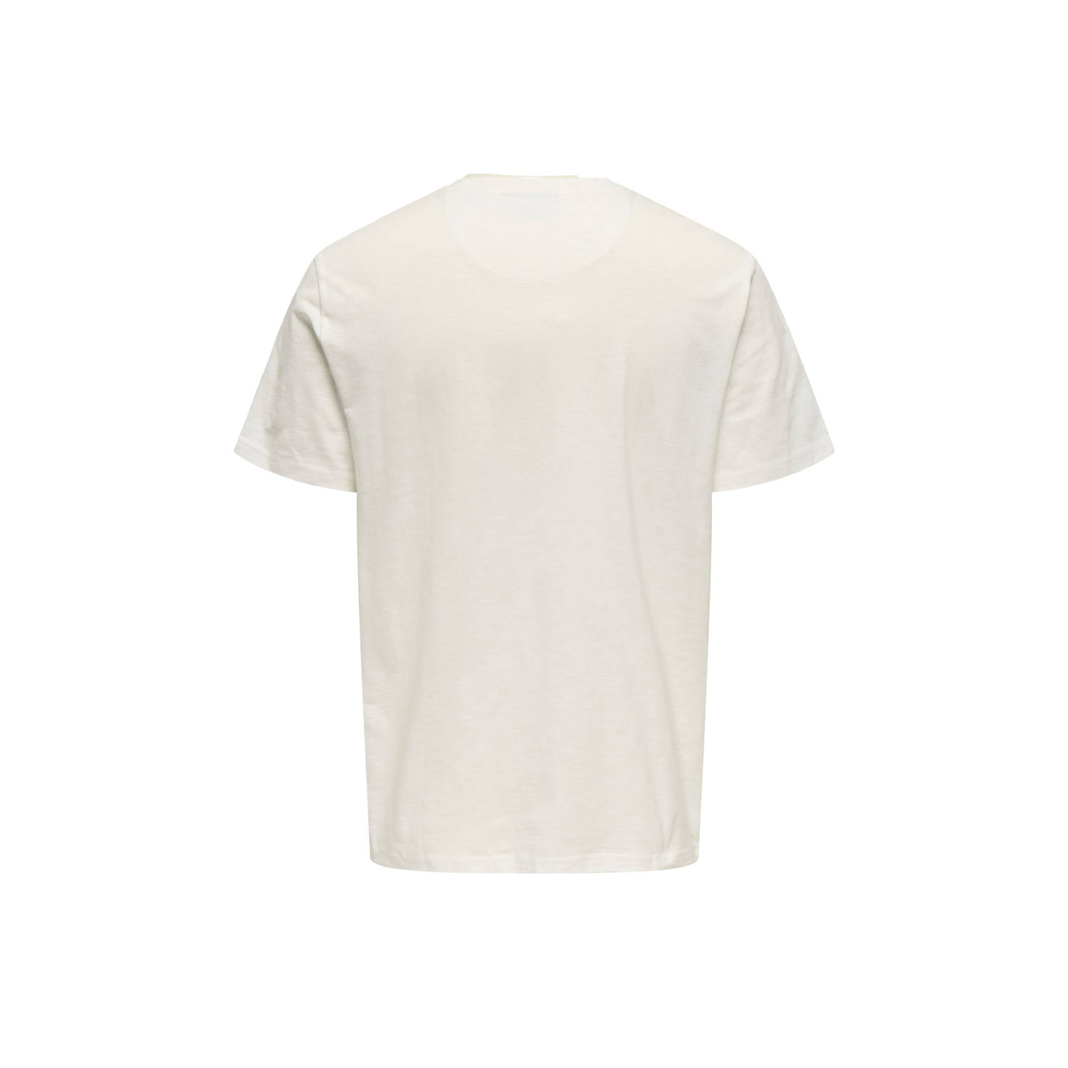 ONLY & SONS regular fit T-shirt ONSPERRY wit