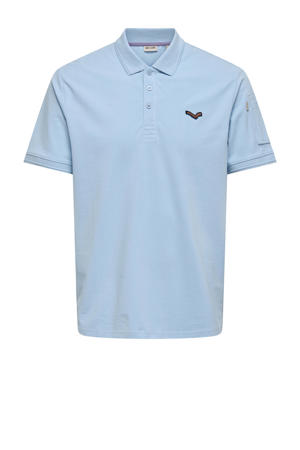 regular polo blauw