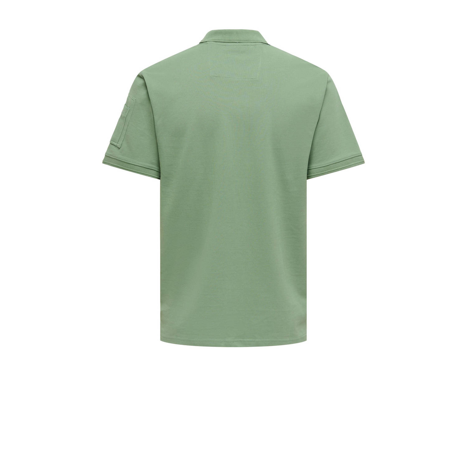 ONLY & SONS regular polo groen
