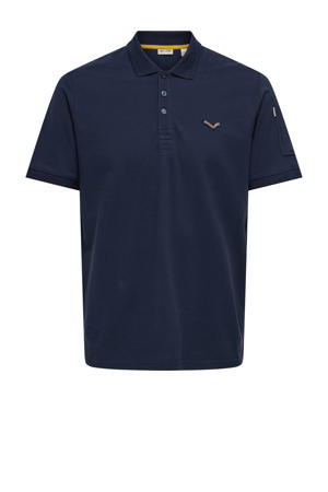 regular polo donkerblauw