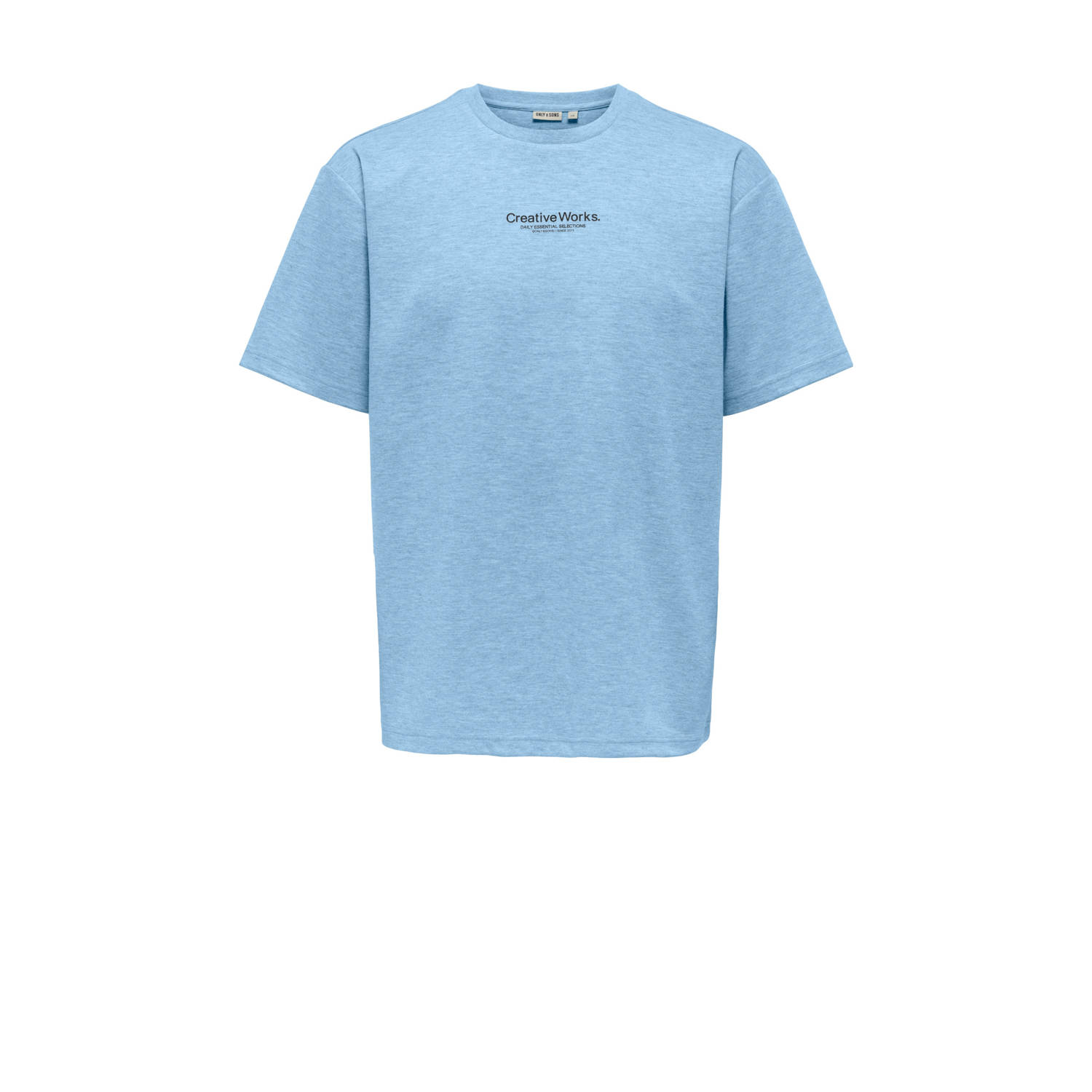 ONLY & SONS T-shirt blauw