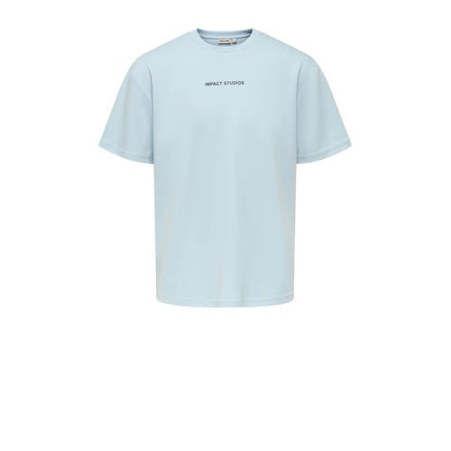 ONLY & SONS T-shirt blauw afbeelding