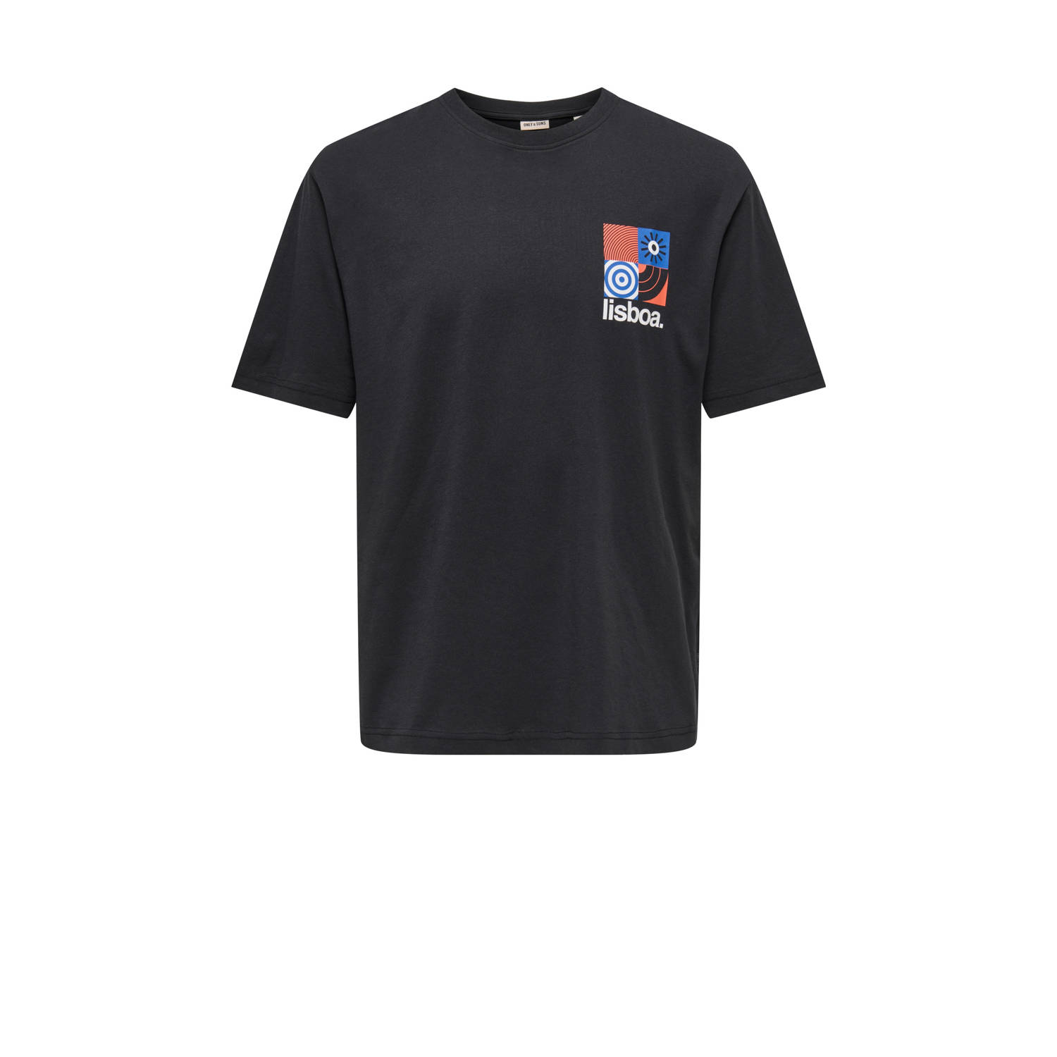 ONLY & SONS T-shirt zwart