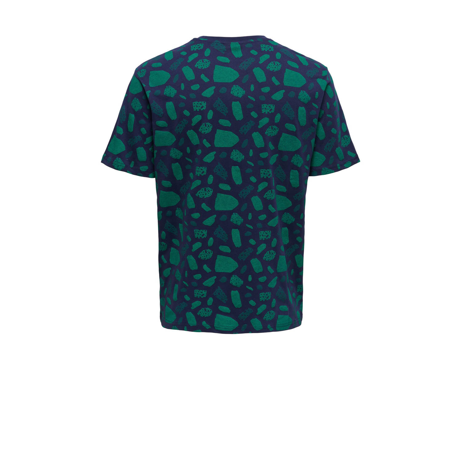 ONLY & SONS T-shirt donkerpaars