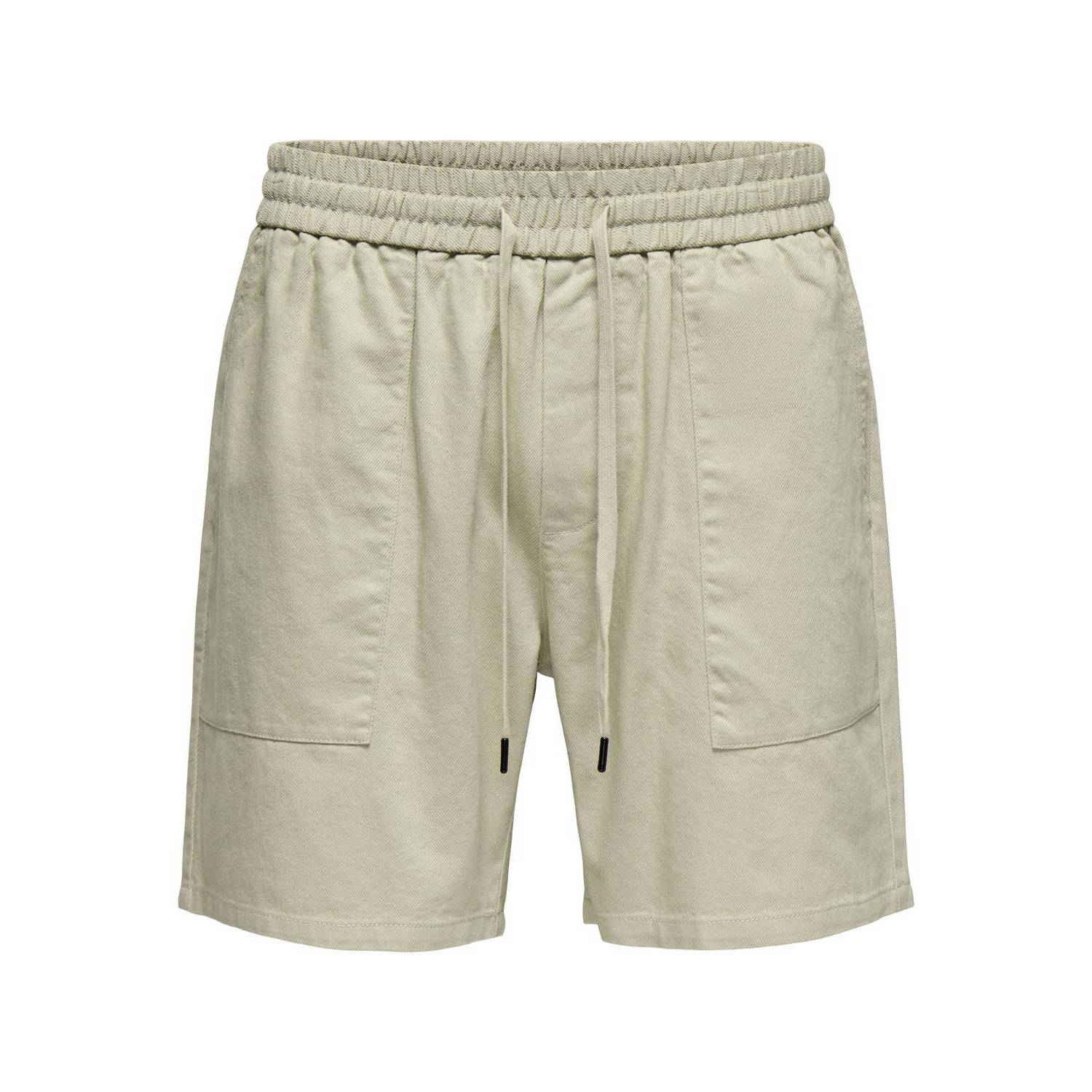 ONLY & SONS loose bermuda short ecru