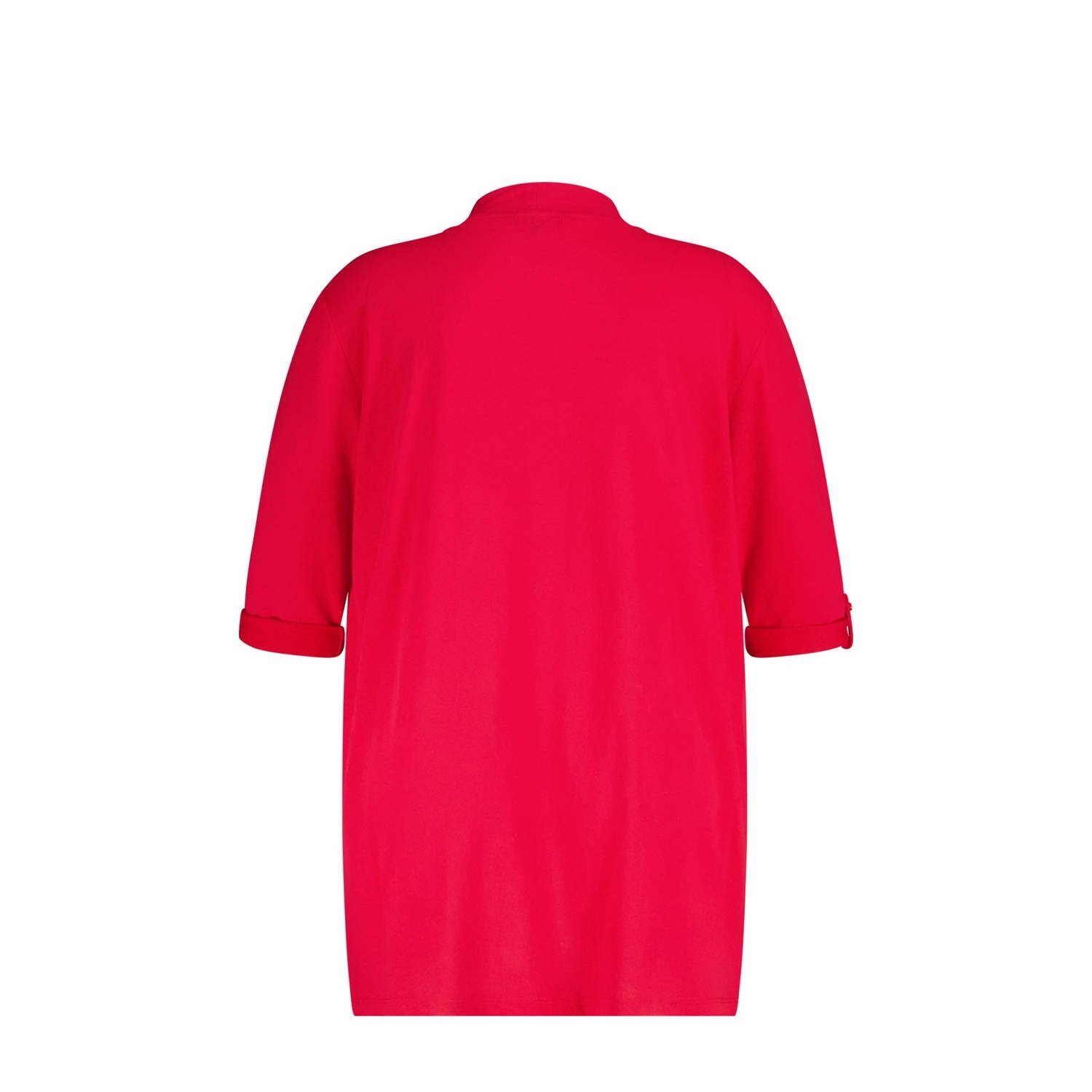 MS Mode vest donkerrood