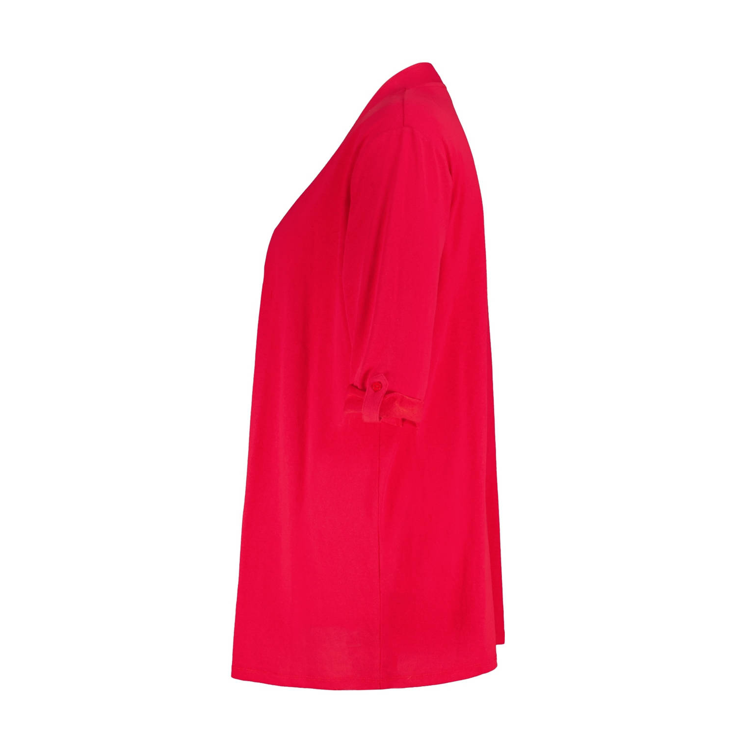 MS Mode vest donkerrood