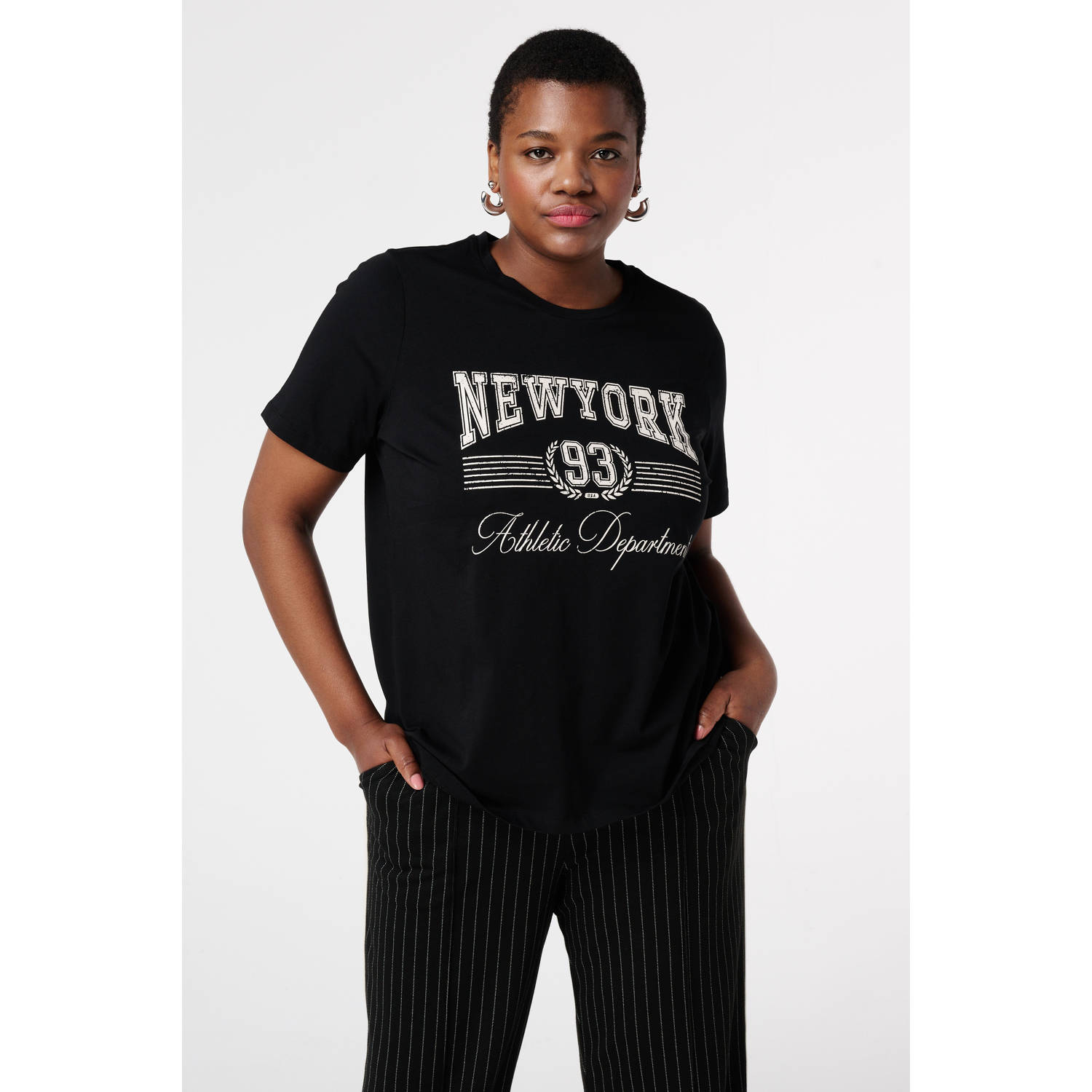MS Mode t-shirt zwart
