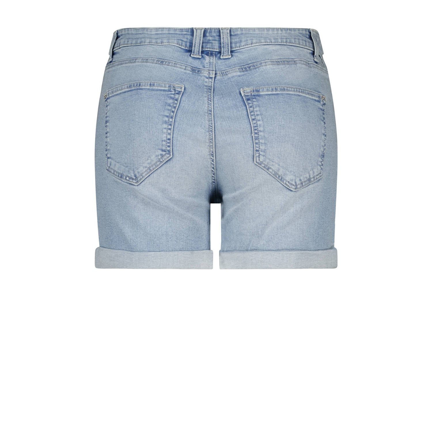 MS Mode straight regular waist light blue denim