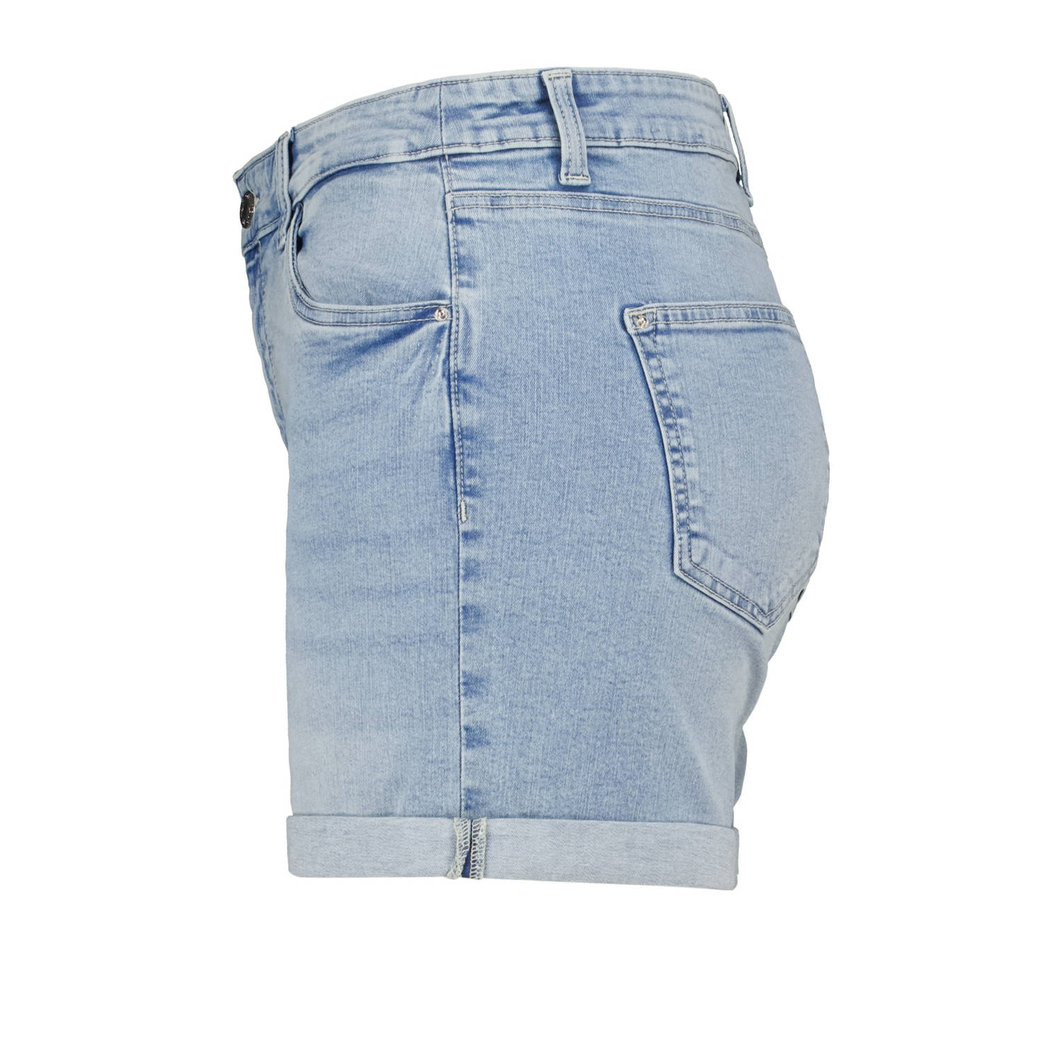 MS Mode straight regular waist light blue denim