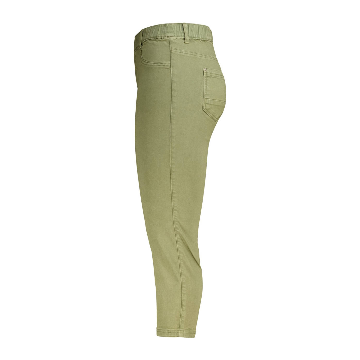MS Mode skinny regular waist broek kaki