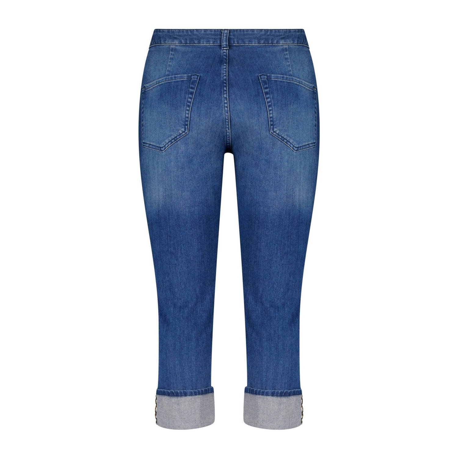 MS Mode capri jeans medium blue denim