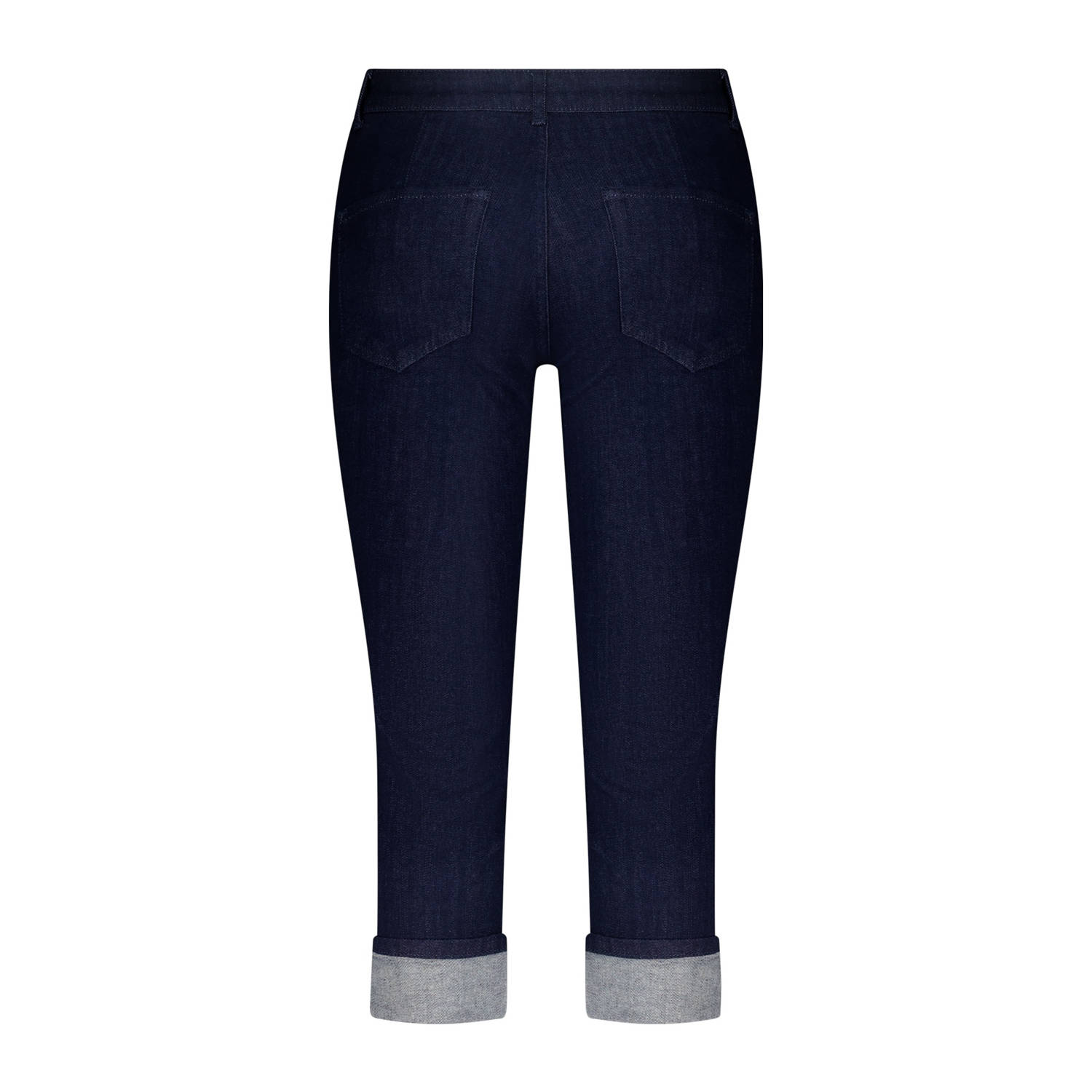 MS Mode capri jeans dark blue denim