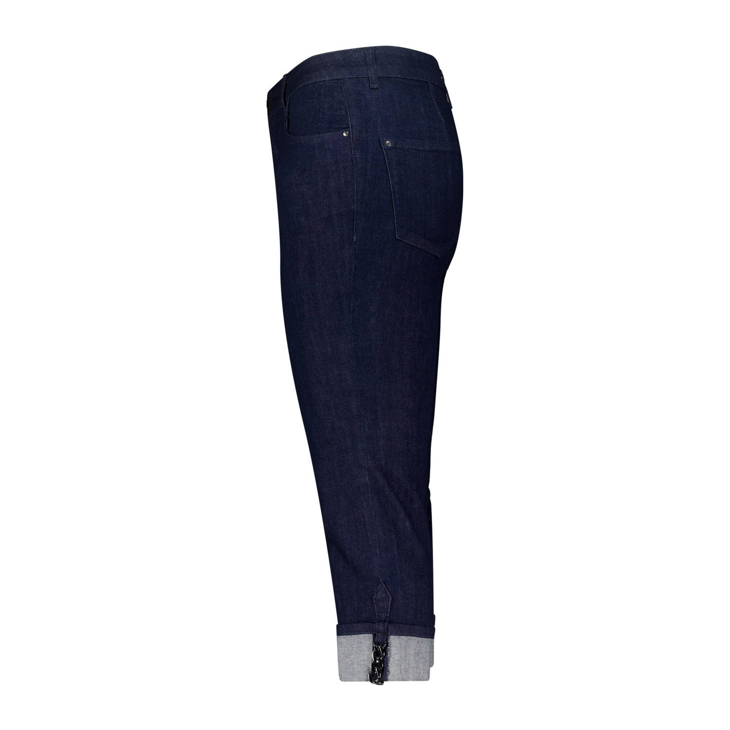 MS Mode capri jeans dark blue denim