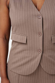 thumbnail: MS Mode gilet bruin