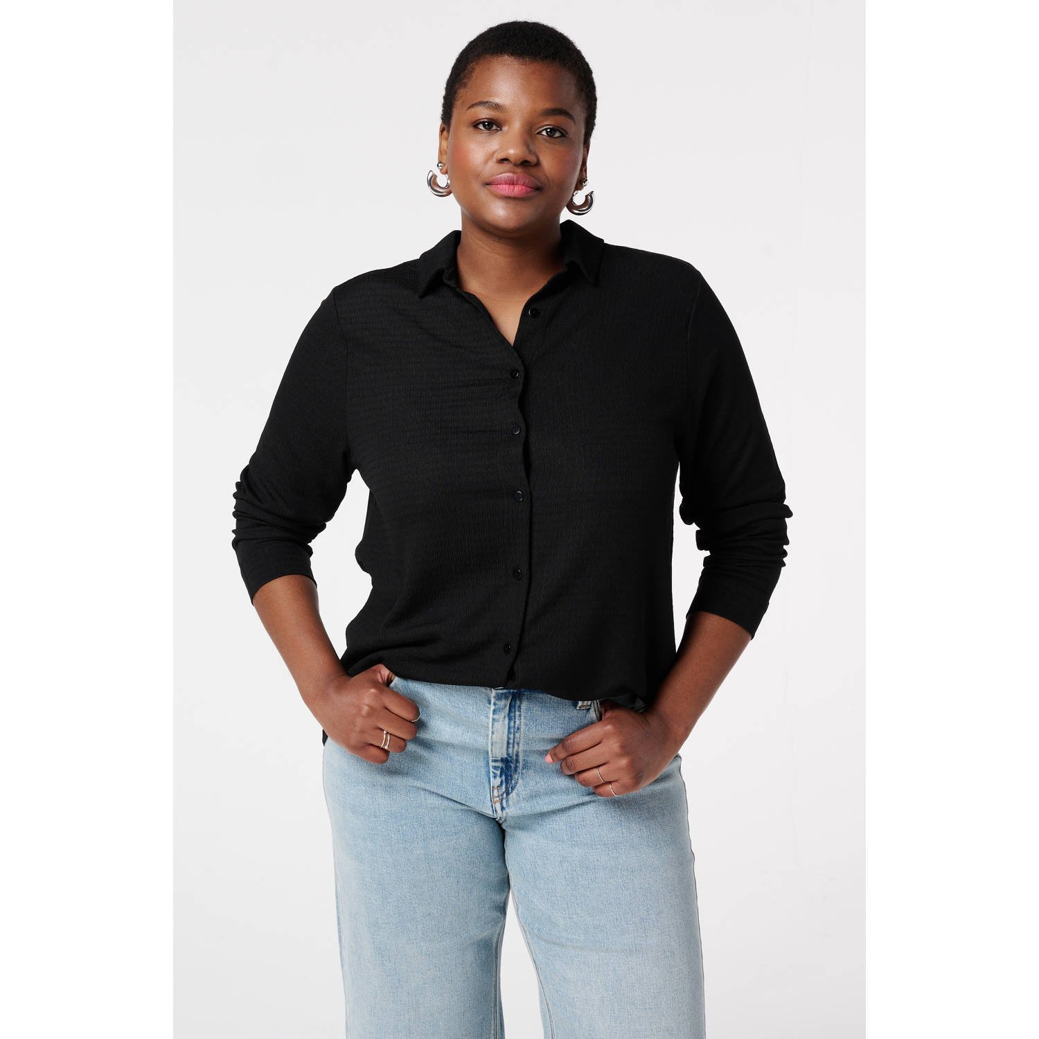 MS Mode blouse zwart