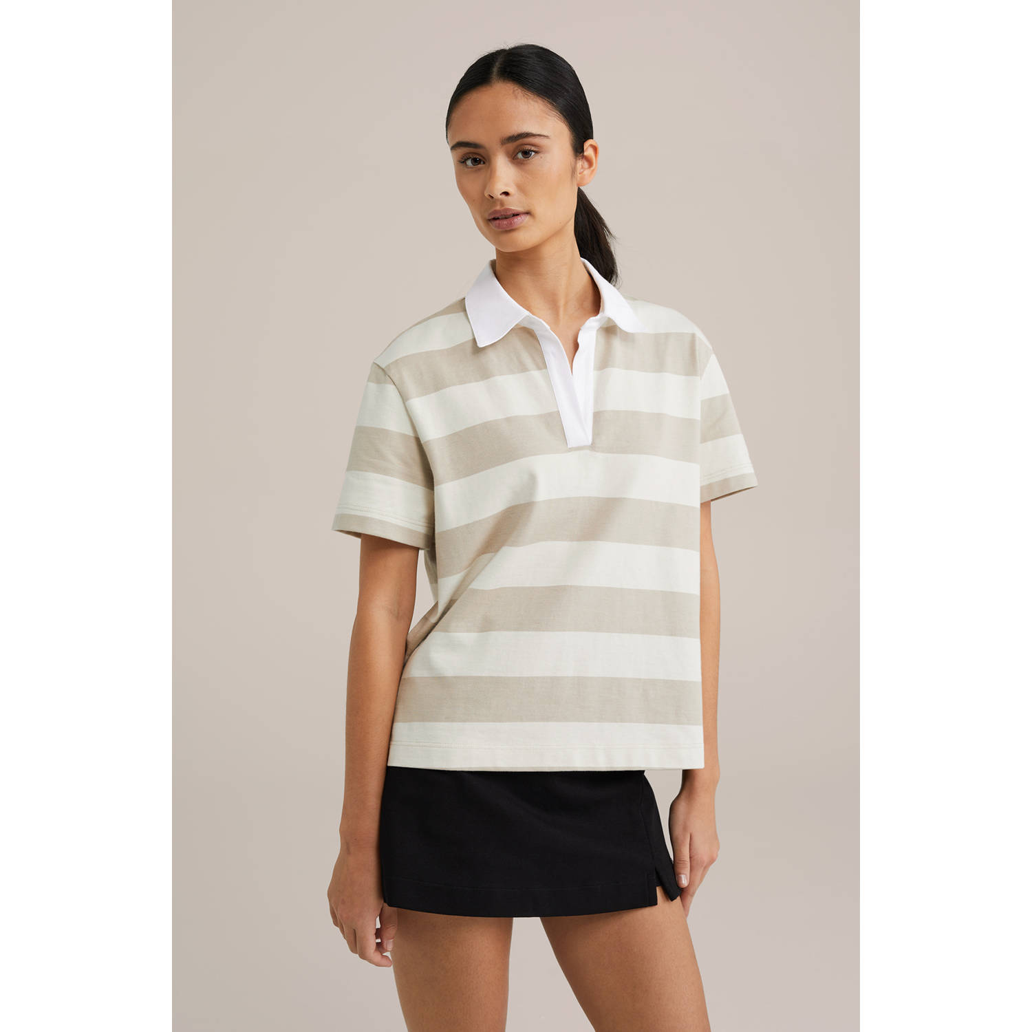 WE Fashion polo beige