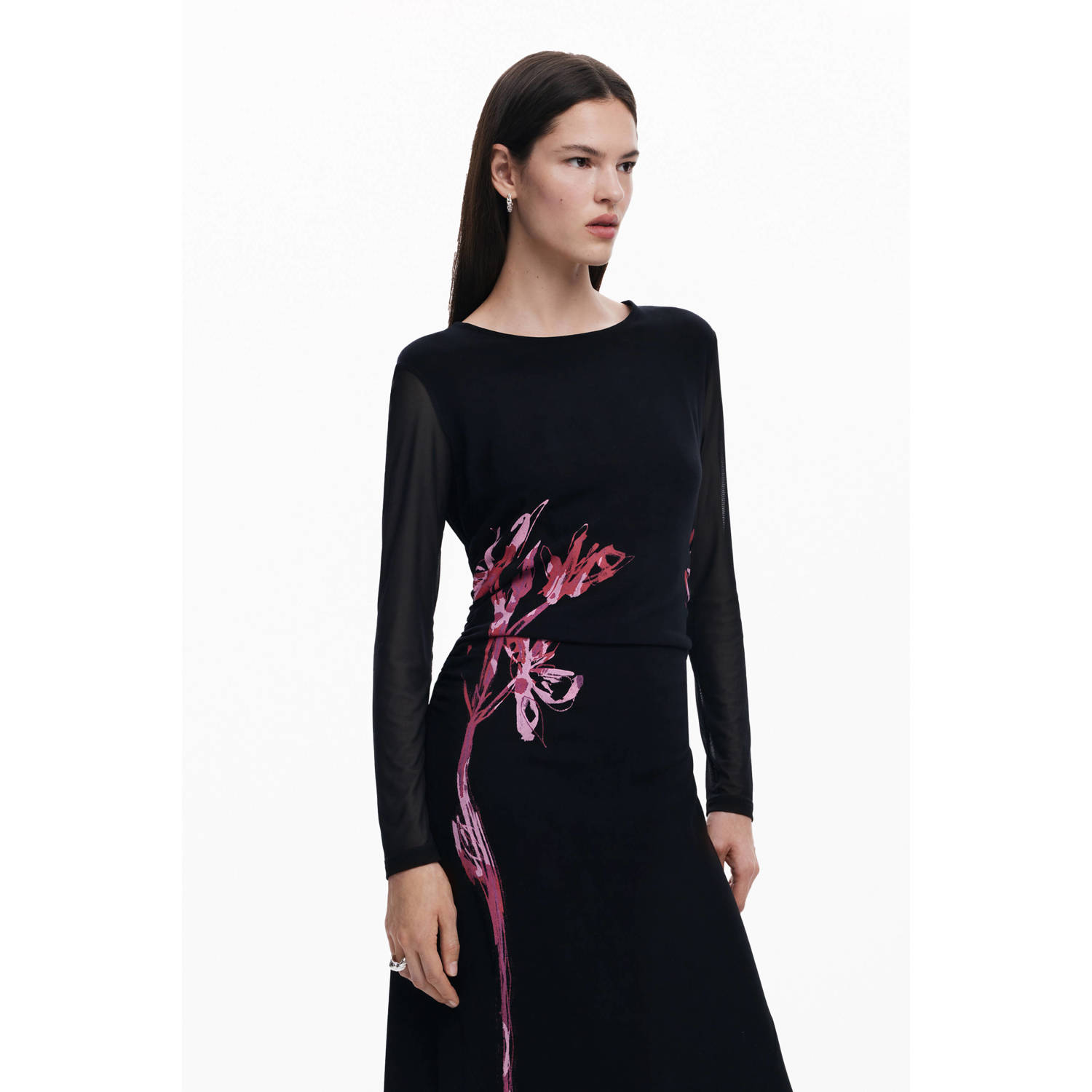 Desigual maxi jurk zwart