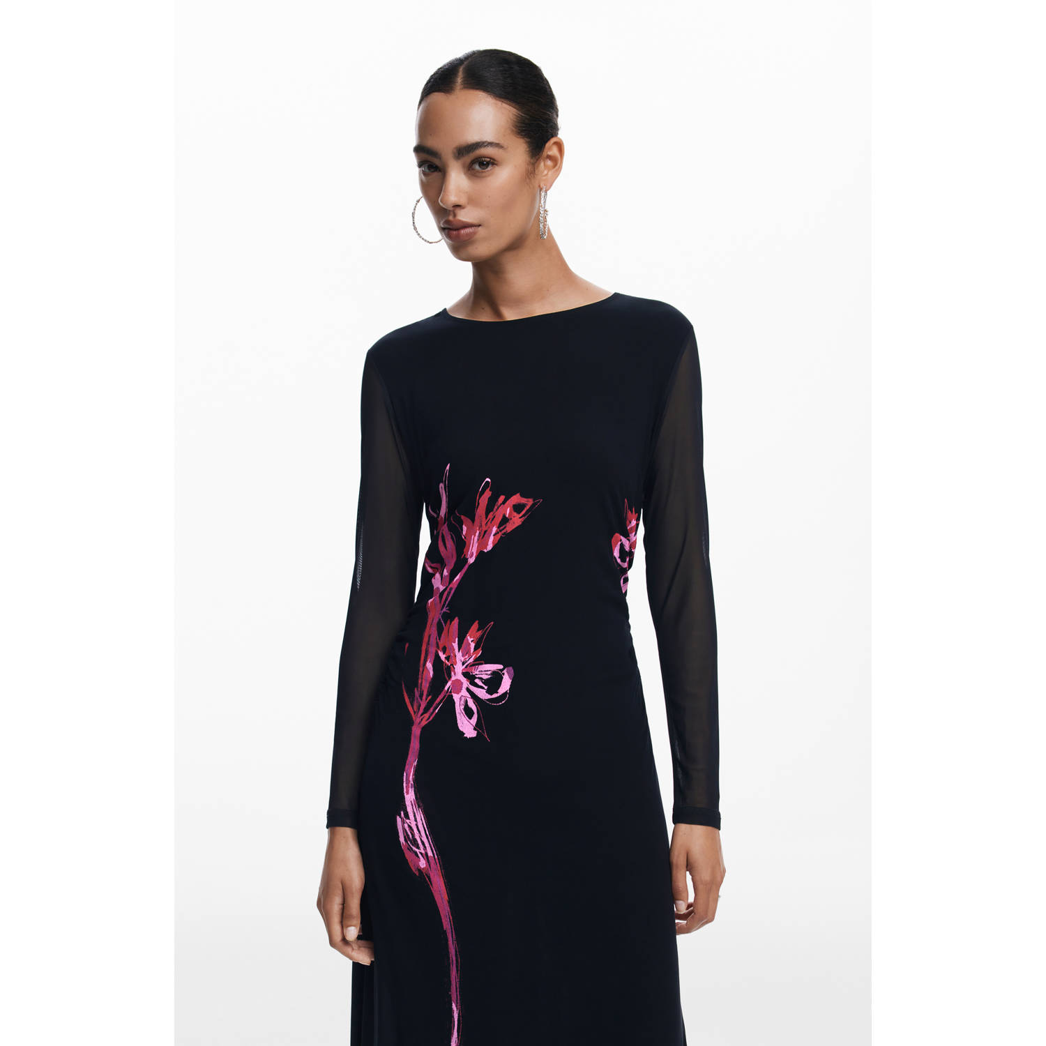 Desigual maxi jurk zwart