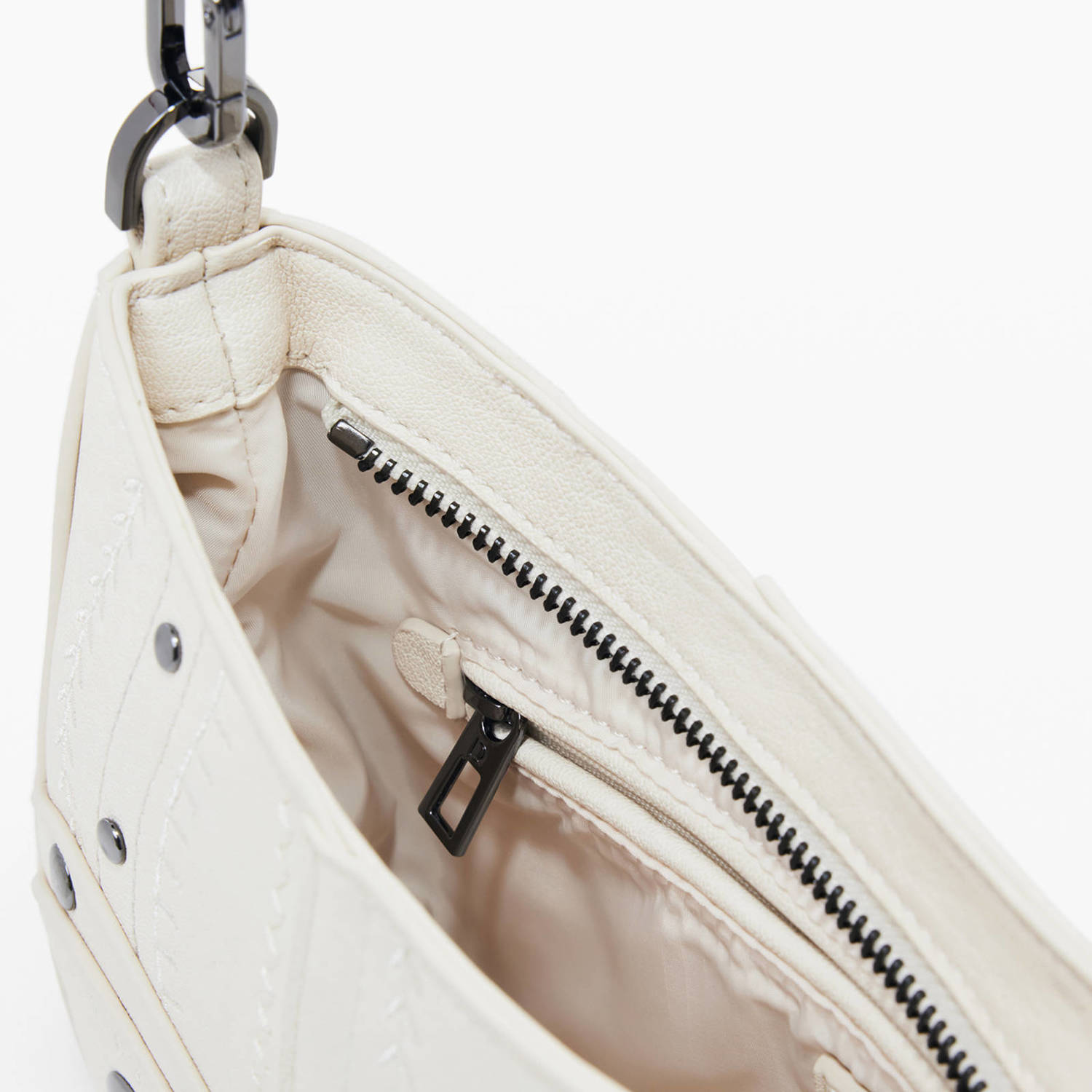 Desigual crossbody tas ecru