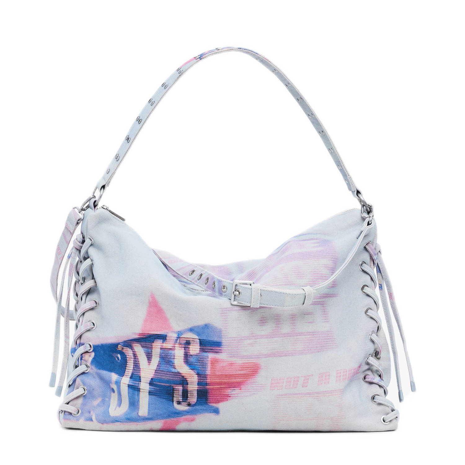 Desigual denim schoudertas multi