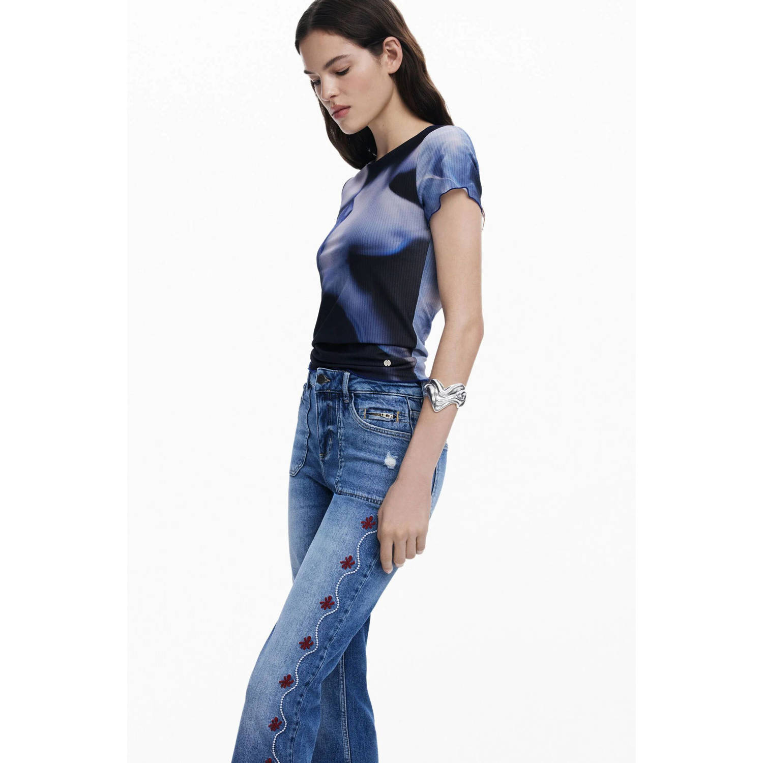 Desigual medium blue denim