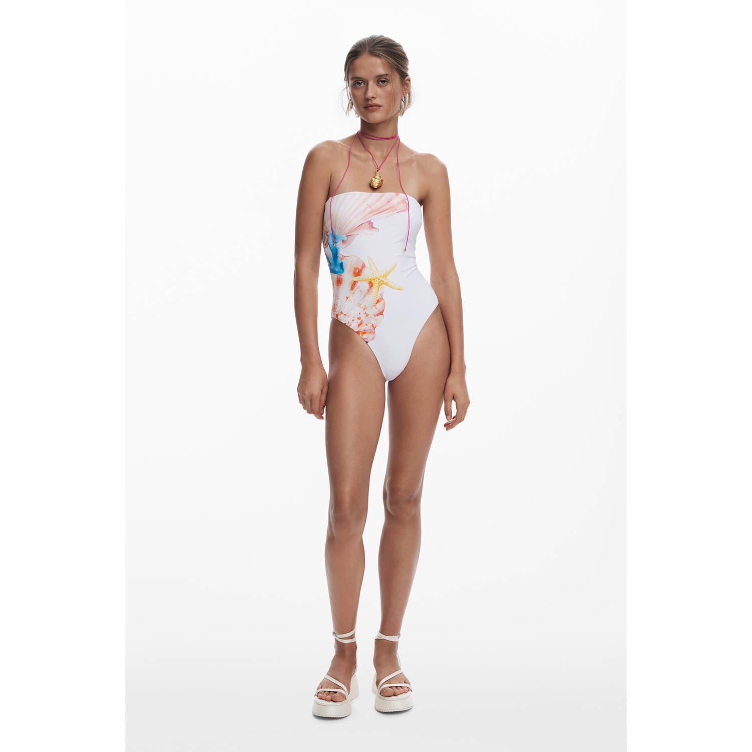 Desigual strapless badpak wit