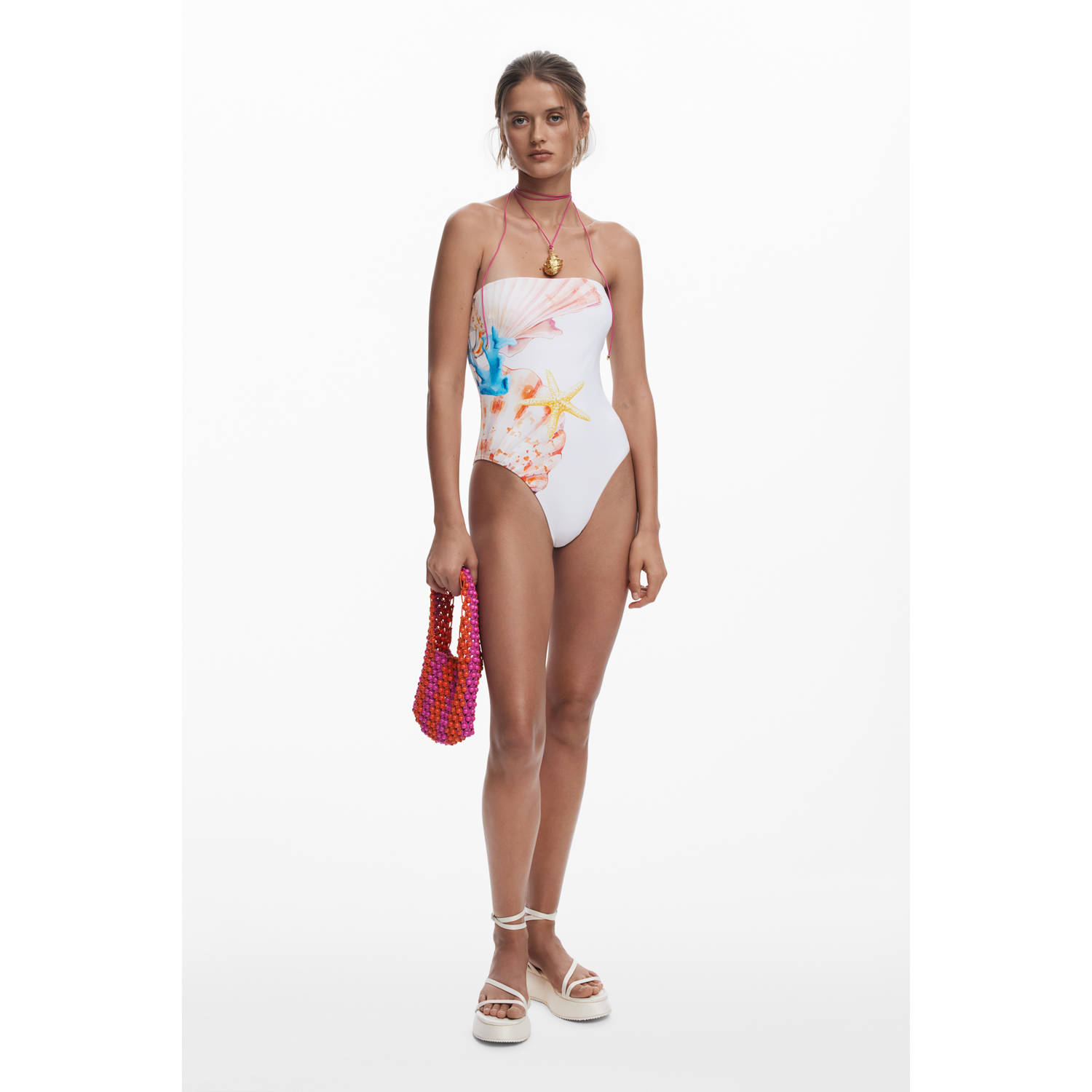 Desigual strapless badpak wit